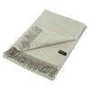 Plaid en Laine Mérinos Extra-Fine · Motif de Chevrons · Australia Espiga Beige par Mantaz Ezcaray