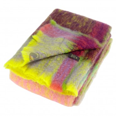 Plaid en Mohair · Intemporel & Design · Rozco Multicolore par Mantas Ezcaray