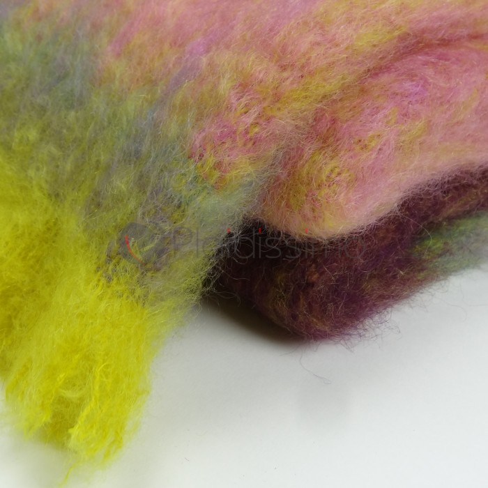 Plaid en Mohair · Intemporel & Design · Rozco Multicolore par Mantas Ezcaray
