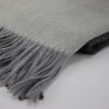 Plaid en Alpaga & Laine · Motif Dégradé · Horizon Nuances de Gris - Par Elvang