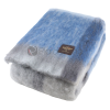 Plaid en Mohair & Laine · Dégradés Bleu Gris · Cuadros · Mantas Ezcaray par Plaidissimo