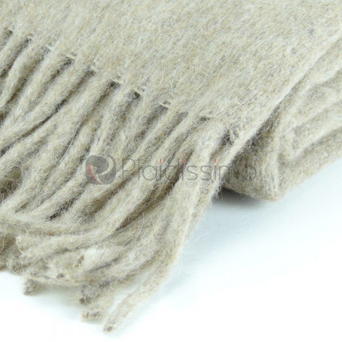 Plaid en Alpaga Beige · Esprit Nordique · Classic par Alpaka