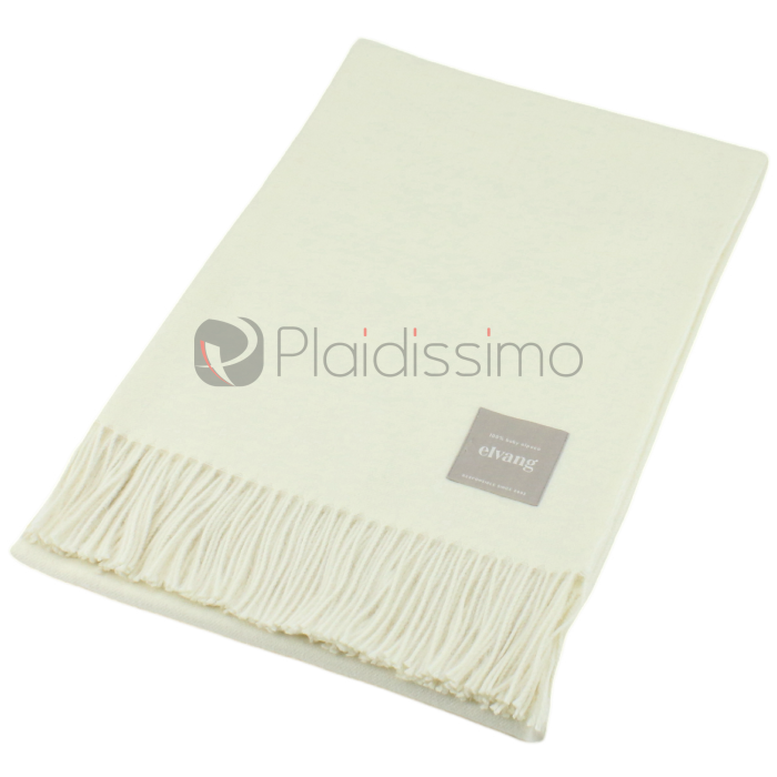 Plaid 100% Baby Alpaga Blanc · Doux et Luxueux · Luxury White par Elvang