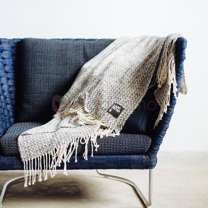 Plaid en Coton Multicolore · Tissage avec Relief · Panarea par Lanificio B