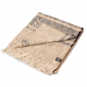 Plaid en Coton et Lin Pastel · Fin & Léger · Pantalleria 100 par Lanificio B