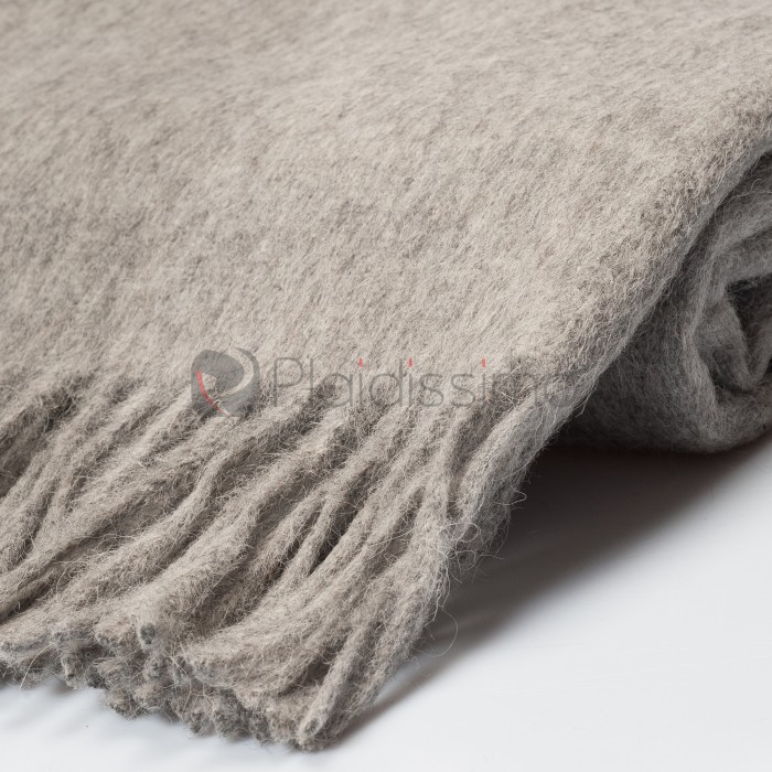 Plaid en Alpaga Argent · Authentique Esprit Nordique · Classic par Alpaka