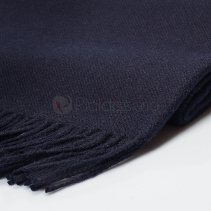 Plaid en Baby Alpaga Bleu Marine · Intemporel & Extra-léger · Exclusive par Alpaka