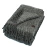 Plaid en Mohair · Elégant à Franges Epaisses · Stitching Anthracite par Mantas Escaray Plaid en Mohair · Elégant à Franges Epaisses · Stitching Anthracite par Mantas Escaray