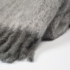 Plaid en Mohair · Elégant à Franges Epaisses · Stitching Anthracite par Mantas Escaray Plaid en Mohair · Elégant à Franges Epaisses · Stitching Anthracite par Mantas Escaray