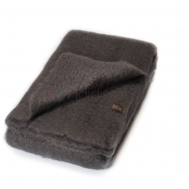Plaid en Mohair · Chaud & Doux · Anthracite Uni · Lisos par Mantas Ezcaray