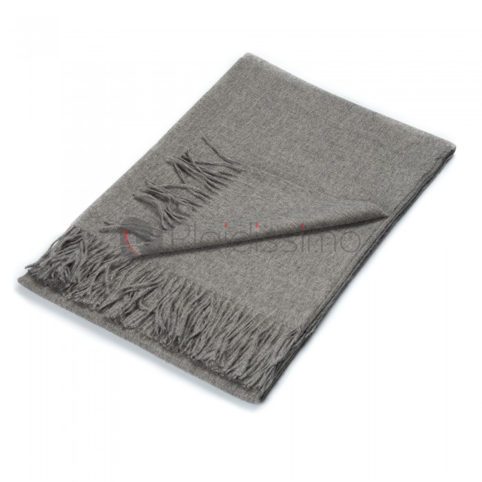 Plaid 100% Baby Alpaga Gris Clair · Doux et Luxueux · Luxury Light Grey par Elvang