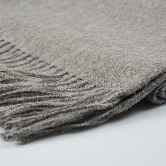 Plaid 100% Baby Alpaga Gris Clair · Doux et Luxueux · Luxury Light Grey par Elvang