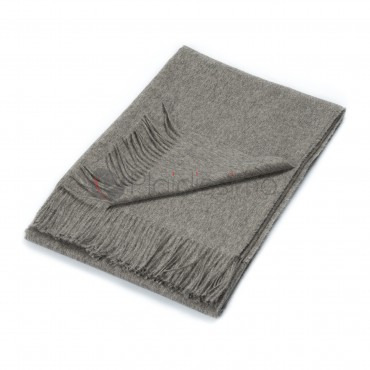 Plaid en Alpaga & Laine · Gris au Design Scandinave · Classic Light Grey par Elvang