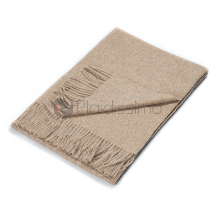 Plaid en Alpaga & Laine · Design Scandinave · Classic Beige par Elvang