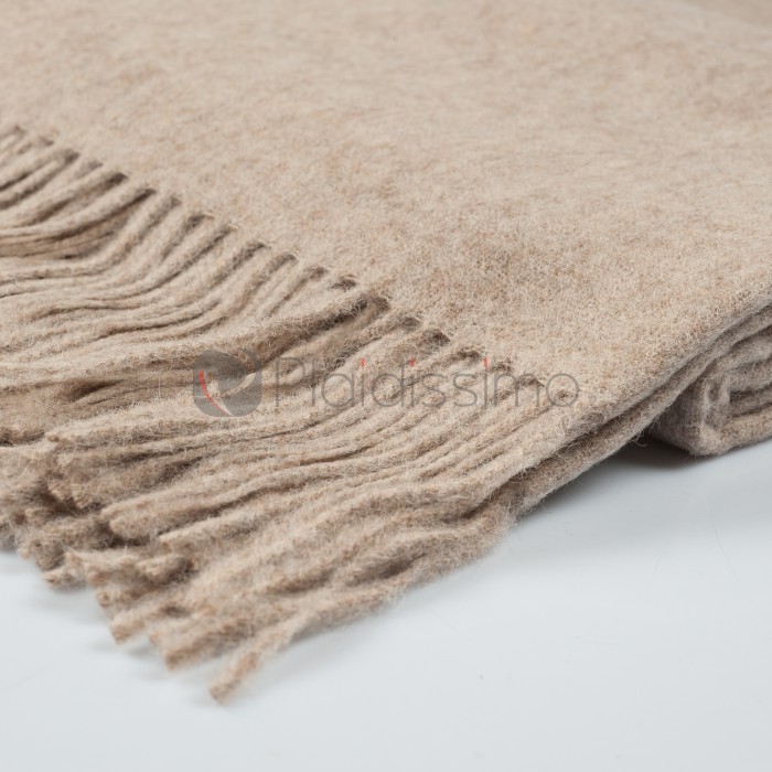 Plaid en Alpaga & Laine · Design Scandinave · Classic Beige par Elvang