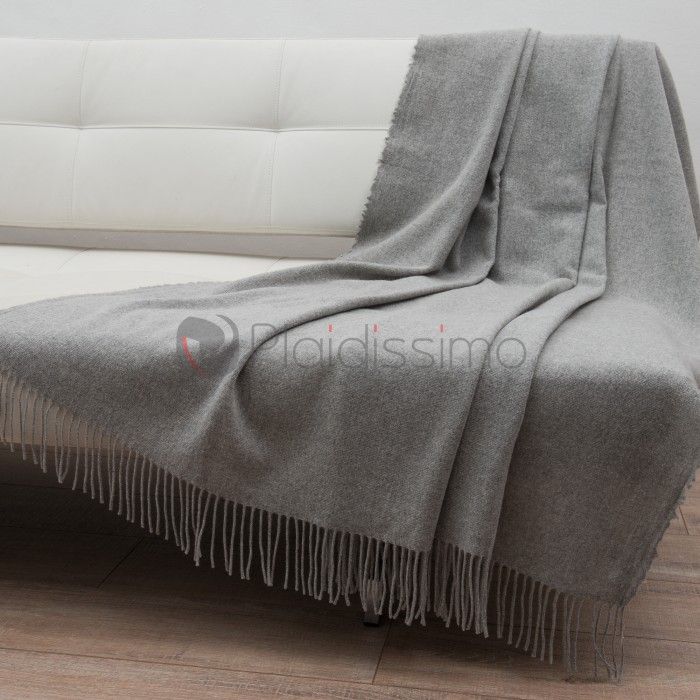 Plaid en Laine · Gris · Sobre & Elégant · Panama par Katrin Leutz