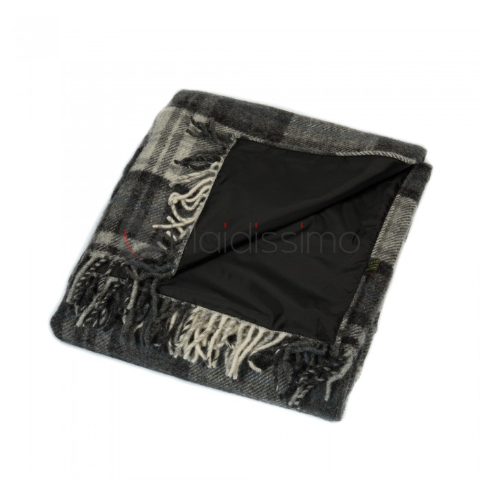 Plaid de Pique-Nique Imperméable · Laine Vierge · Cottage Grey par Tweedmill