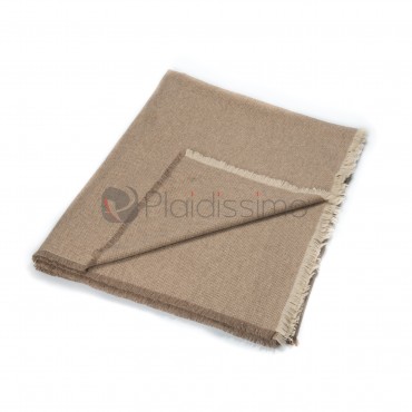 Plaid en Cachemire · Pastel et de Haute Qualité · Monaco Beige par Eagle Products