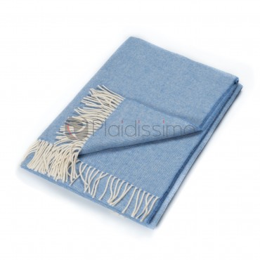 Plaid en Laine Vierge · Classique & Incontournable · Boston Bleu par Eagle Products
