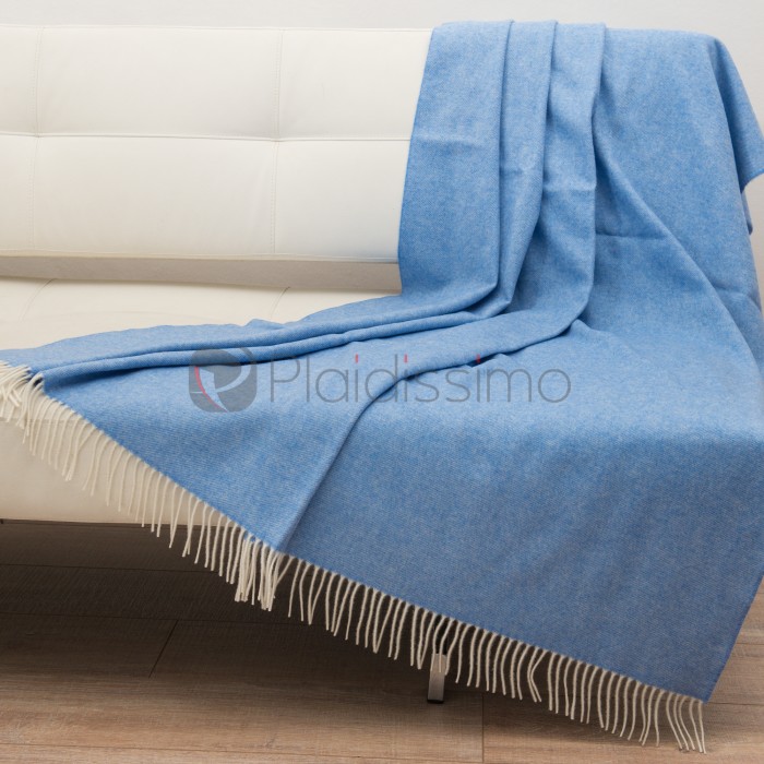 Plaid en Laine Vierge · Classique & Incontournable · Boston Bleu par Eagle Products