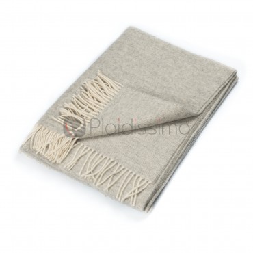 Plaid en Laine Vierge · Classique & Incontournable · Boston Gris Argent par Eagle Products