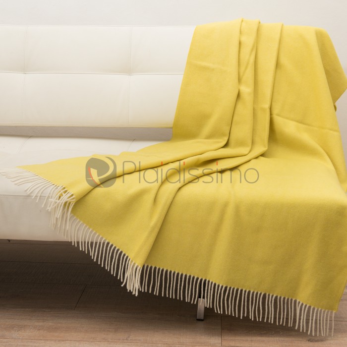 Plaid en Laine Vierge · Classique & Incontournable · Boston Lime par Eagle Products