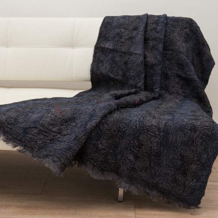 Plaid en Lin & Laine Mérinos · Décoration & Parfumé · Magma par Leingrau