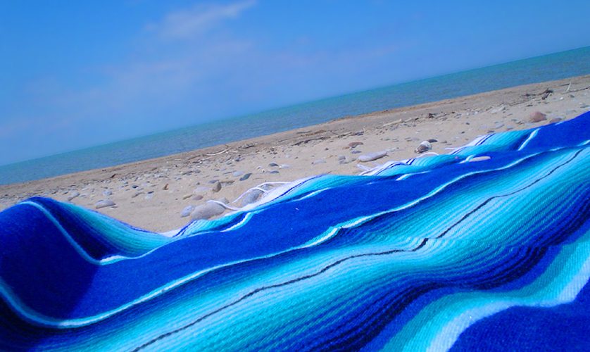 Choisir un plaid été plage