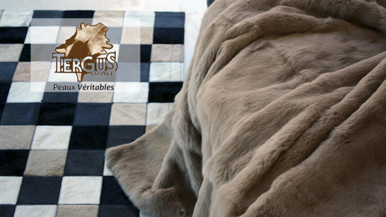 Tergus - Plaids en fourrure de lapin